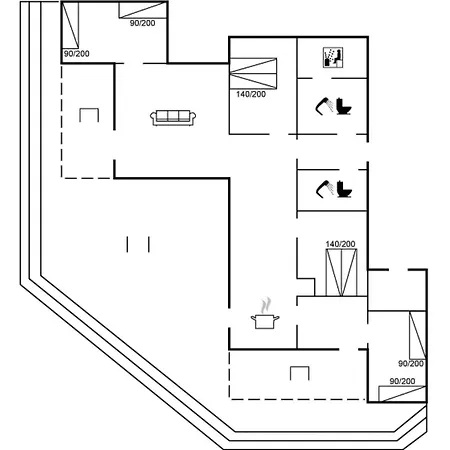 Tjegge - 500m From The Sea By Interhome * Dueodde
